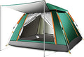 Outdoor Foldable Automatic Tent, 3-4 People Beach Rainproof and Quick-Opening Tent, Thick Rainproof Tent, Foldable Outdoor Camping Tent, Portable Family Tent
