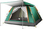 Outdoor Foldable Automatic Tent, 3-4 People Beach Rainproof and Quick-Opening Tent, Thick Rainproof Tent, Foldable Outdoor Camping Tent, Portable Family Tent