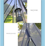 Tent 3-4 Person Family Outdoor Tent Double-Layer Breathable Rainproof Peaked Camping Tent Camping Equipment Outdoor Tent