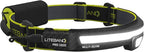 OPTIMAL VENTURES LITEBAND PRO Multi-Beam Rechargeable LED Headlamp, 1500 Lumens, 210° Wide Beam + Focused Spot, Hard Hat Compatible, Professional No-Bounce Fit, IPX5 Weather Resistant, Carbon