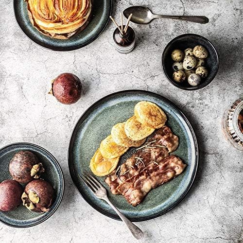 Dinner Plate Nordic Dinner Set Ceramic Bowl and Plates Household Klin Glazed Dishes Wholesale Tableware Set/Set Meal20 (Set Meal12)