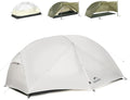 Naturehike 2025 Mongar Pro/Base Camping Tent, 1-3 Person Ultralight Backpacking Tent, 20D Nylon 3 Season Waterproof Mongar 2 Person Hiking Tent for Backpacker, Trip, Solo Camping