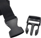 15Pcs Tie Down Straps Black Adjustable Nylon Strap with Buckles 1" x 47" (3.9ft) Straps with Quick Release, Lashing Strap for Backpacking, Outdoor Activities