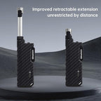 Torch Lighter with Flame Lock, Windproof Butane Lighter Refillable Single Jet Flame, 7.63" Extended Long for Candle, Camping, Grill, BBQ, Fireworks (Butane not Included) Black