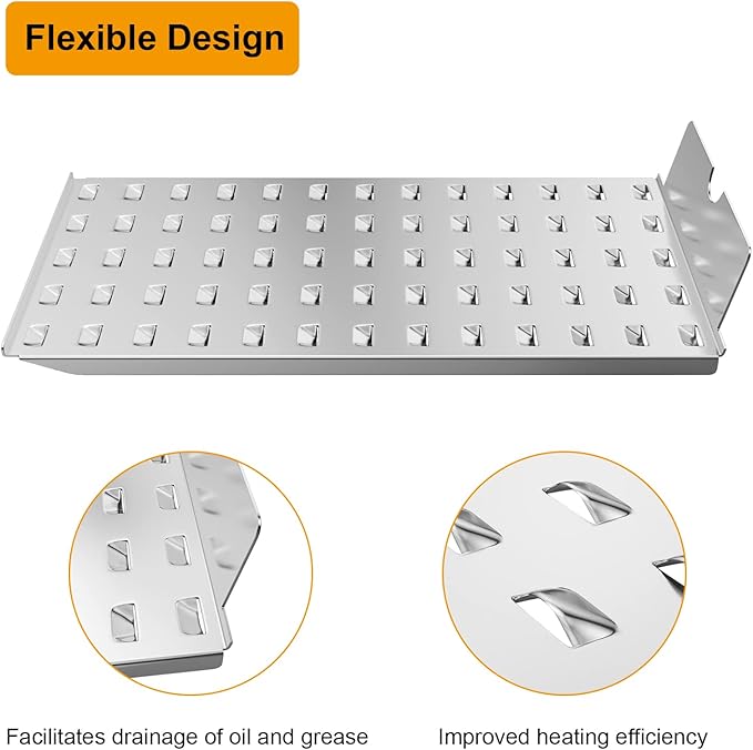 LS'BABQ Grill Drip Tray-Heat Baffle Replacement Parts for Camp Chef Woodwind WiFi 36,SmokePro LUX 36, and Smoke Pro SGX 36 Pellet Grills