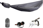 Onewind 11ft Ultralight Camping Hammock, Portable Hammock, 40D 1.7oz Nylon Ripstop with 2 * 12Ft Tree Straps for Camping Hiking Backpacking, 11' x 55" Rock Gray