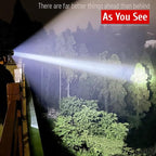 LED Hunting Headlamp Super Bright Rechargeable Head Lamp with Independent Battery Pack, 9 Times Brighter Than Ordinary Headlamps, Perfect for Hunting, Camping, Fishing, Emergency