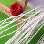 (1/8 inch)3mm Nylon Rope 100 feet Solid Braid,Multipurpose Braided Utility Cord Line,High Strength White Utility Rope Cord Nylon Twine,Commercial, Anchors,Crafts,Blocks,Pulleys,Towing,Cargo,Tie-Downs