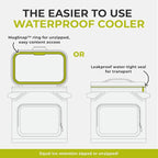 CORE Magnetic Leak Proof Soft Cooler with Waterproof Zipper | Insulated Bag Portable Ice Chest Box | Best Soft Cooler for Food & Beverages for Tailgating, Car Camping, Travel, and Family Beach Picnics