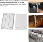 Removable Table Leg Bracket for RV Motorhome Yachts Travel Camping, Aluminum Alloy Rotatable Surpport, Table Pedestal Stand Base RV Accessories, Easy to Assemble
