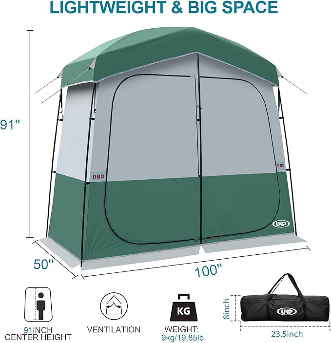 Shower Tent, Outdoor Camping Privacy Shelter-Dressing Changing Room-Portable Toilet Tent for Hiking Sun Shelter Picnic Fishing