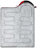 QOOMO Camping Sleeping Bags,3 Season Warm & Cool Weather,Lightweight,Waterproof Sleeping Bags for Adults & Kids,Traveling,and Outdoors,Camping Gear Equipment