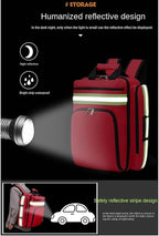 First Responder Bag, Emergency Medical Backpack Empty, Trauma, Home Health Hiking Travel Camping,for EMT, Paramedic, Nurses, Tactical Medics