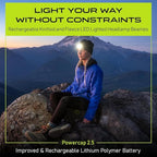POWERCAP LED Hat Light 150 Lumens Rechargeable Fleece Beanie with Bright Built-in Headlamp Waterproof LED Warm One Size Cap