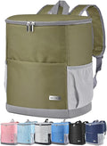 Insulated Cooler Backpack Outdoor - Leak Proof Backpack Cooler 30 Cans, Waterproof Lightweight Cooler Bag for 12h Hot/Cold Retention - Soft Cooler for Travel, Camping, Beach, Lunch