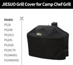 Pellet Grill Cover for Camp Chef DLX 24, SmokePro 24, PG24, SG24, Woodwind Pellet Grills, Heavy Duty Waterproof Outdoor Barbeque Grill Accessories