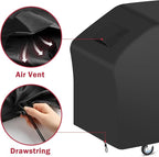 iCOVER 5482 Griddle Cover for Blackstone 36 inch Griddles with Hood, Waterproof Lightweight Polyester Barbecue Covers with Air Vent& Drawstring Flat Top Gas Grills Protection