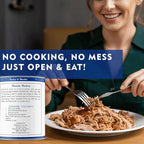 Werling & Sons Fully Cooked Canned Turkey Meat 28 Oz Heat & Eat Premium Quality Recipe Ready Canned Meat for Everyday Quick Meals, Camping, Emergency Canned Food & Survival Preparedness Pack of 6