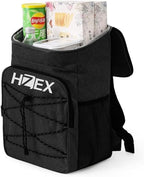 25L Insulated Cooler Backpack – Leak Proof Travel Back Pack Cooler for Hiking, Camping, Beach, Picnic & Outdoor Adventures – Large Capacity Soft Cooler Bag for Men & Women, Keep Food - Drink Cold