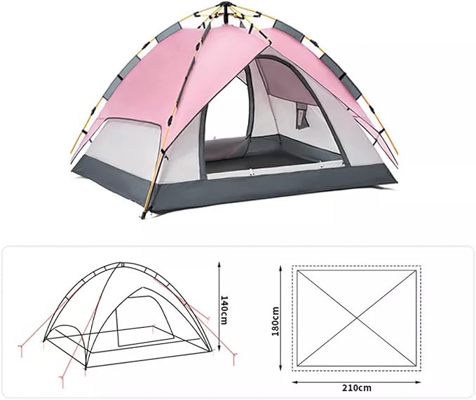 Travel Tent Outdoor Family Camping Tent Camping Hiking Foldable Folding Tent Double Decker Tent