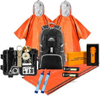 Emergency Survival Kit | Outdoor Tactical First Aid Kit | Tactical Gear for Hydration, Warmth & Shelter | NASA-Engineered Heat Retention | Camping Fishing Hunting Hiking | Gift or Men Women