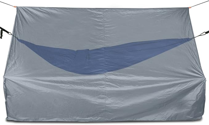 Oak Creek Advanced Hammock Rain Fly. 110 Inch Multipurpose Rainfly for Hammocks. Provides Protection from The Elements. Lightweight Waterproof Tarp Works with Any Camping Hammock