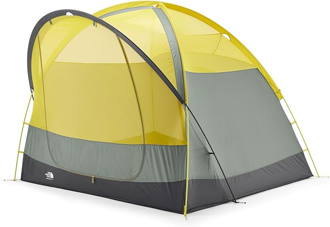 The North Face Tents Wawona 4 Tent - Four-Person Camping Tent, Water Repellent, Spacious & Easy to Set Up, Attached Vestibule