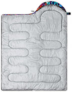 QOOMO Camping Sleeping Bags,3 Season Warm & Cool Weather,Lightweight,Waterproof Sleeping Bags for Adults & Kids,Traveling,and Outdoors,Camping Gear Equipment