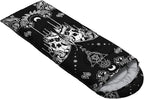 HOSIMA Butterfly Sleeping Bags for Adults and Kids for Camping,Black Gothic Ultralight Sleeping Bag for Cold Weather Summer.