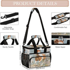 Watercolor Animals Horse Soft Cooler Bag Insulated Lunch Box for Men & Women, Large Leakproof Lunch Bag Portable Beach Cooler for Work, Picnic, Road Trips,Fishing, Travel, Camping,A-18