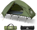 Night Cat Camping Cot Tent - Waterproof 1-Person Off-Ground Combo Cot Bed for Adults Portable Easy Set-up Tent