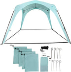 Pop ’N Go® Beach Canopy – Windproof, Beach Tent with Quick Setup, UV Shade, Lightweight & Portable Design – Perfect for Beach Days, Outdoor Play, Camping & Family Adventures (Sweet Mint)