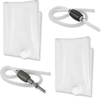 2 Pack 60 Gallon Bathtub Bladder for Emergency Water Storage, Water Storage for Disaster Preparedness, Hurricane Survival & Drinking Water, BPA-Free, Food Grade and Resuable Water Bag for Tub