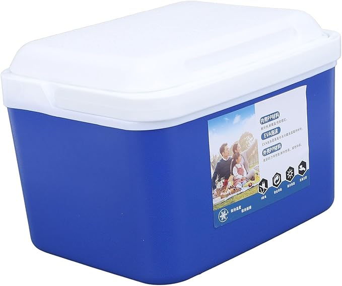 SIXRUN 5L Portable Cooler Box, Multifunctional Keeps Food Freshness and Drink Cool Insulated for Travel Camping Fishing and Outdoor Activities