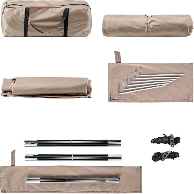 Spacious Waterproof 2/4 Person 4-Season Tent with Big Rain Fly – Versatile Outdoor Camping Tent for Hiking, Backpacking, and Festivals – Easy Setup & Durable Design