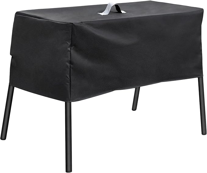 QuliMetal Patio Cover for Camp Chef 3 Burner Stove Including Model SPG90b PRO90 Tundra TB90LWG SPG90B TB90LW TB90LWG15, Grill Cover for Camp Chef pro 90X, Heavy Duty, 600D