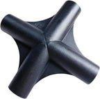 4 Way Connector Tent Pole Fitting Joint Accessories Practical Tent Connector Part Canopy Parts Pole Adapter Sturdy Tent Joint