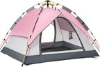 Lightweight Double Layer Camping Tent, Ventilated Design with Storage Bag for Backpacking Hiking 2 Person Portable Tent