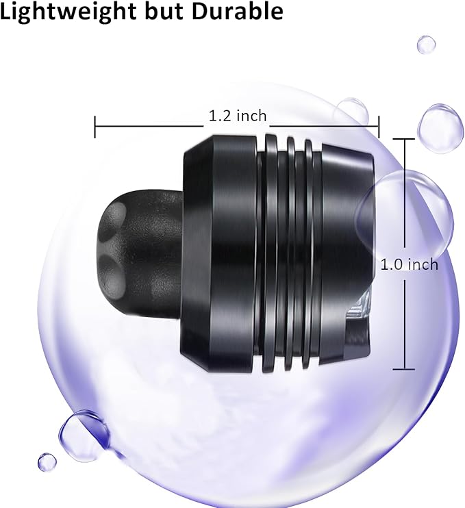 RAHAN Rechargeable Headlights for Clog, 2pcs Flashlight Clog Charm Attachment Accessories for Shoe with 3 Light Modes for Dog Walking, Camping, Running, Suitable for Adults Kids Boys Girls Men Women