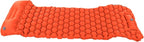 Camping Sleeping Pad Mat | 40D Nylon Fabric & TPU Laminate | Inflatable Cushion Mattress for Tent/Hiking/Travel | 2 - Way Valve, 700g Lightweight (Orange)