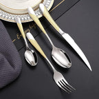 Portable 80-Piece Camping Cutlery Set with Wooden Handles for 20 People - Ideal for Family Dinners, Camping, and Travel