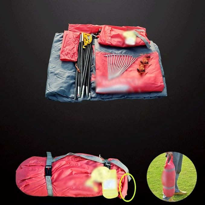 Tents for Camping Camping Tent Person Family Tent Double Layer Outdoor Tent Waterproof Windproof Anti-UV Tent with Removable Rain Fly, Easy Setup for Camp Backpacking