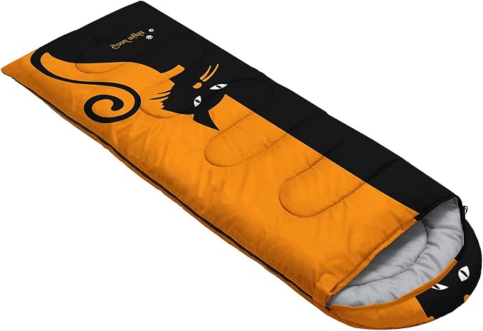 Kids Sleeping Bag for Boys Girls,Basketball Print-Lightweight Warm Portable Outdoor Indoor-Waterproof Cold Weather Resistant Sleeping Bag for Camping Hiking