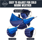 onewind Double Hammock Underquilt Warm Insulation Ultralight 3-4 Season Camping Quilt, Portable for Hiking, Backpacking