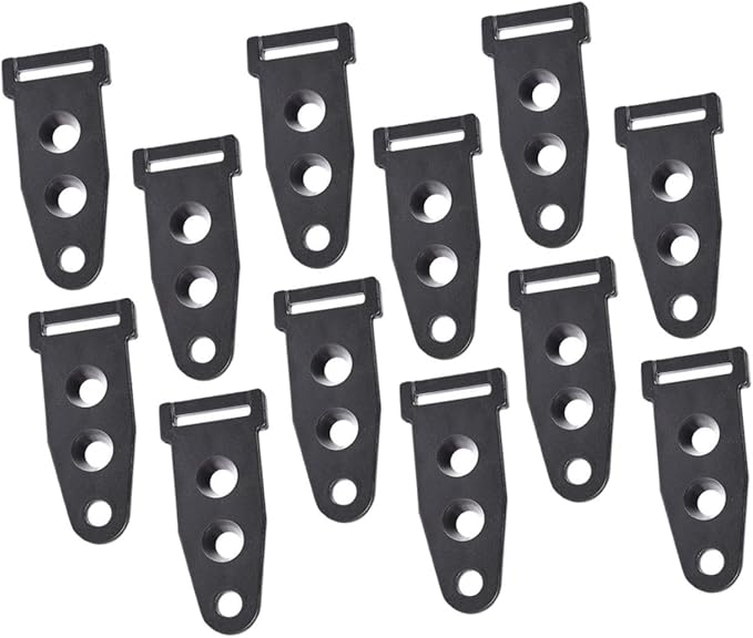 Mikikit Tent Buckle Outdoor Canopy Adjuster Canopy Pole Connector Canopy Webbing Fixer Camping Install Buckle