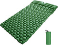Lixada Inflatable Double Sleeping Pad with Pillow 2 Person Camping Air Mattress for Tent Outdoor Backpacking Traveling Hiking Picnic