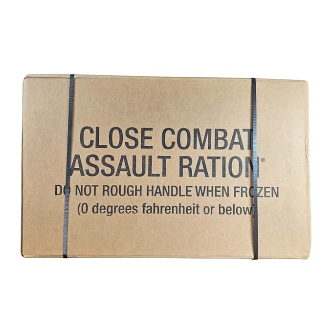 Authentic USGI Close Combat Assault Ration [CCAR] 24 hour MRE - Genuine US Military Meal (Case [10 CCAR])