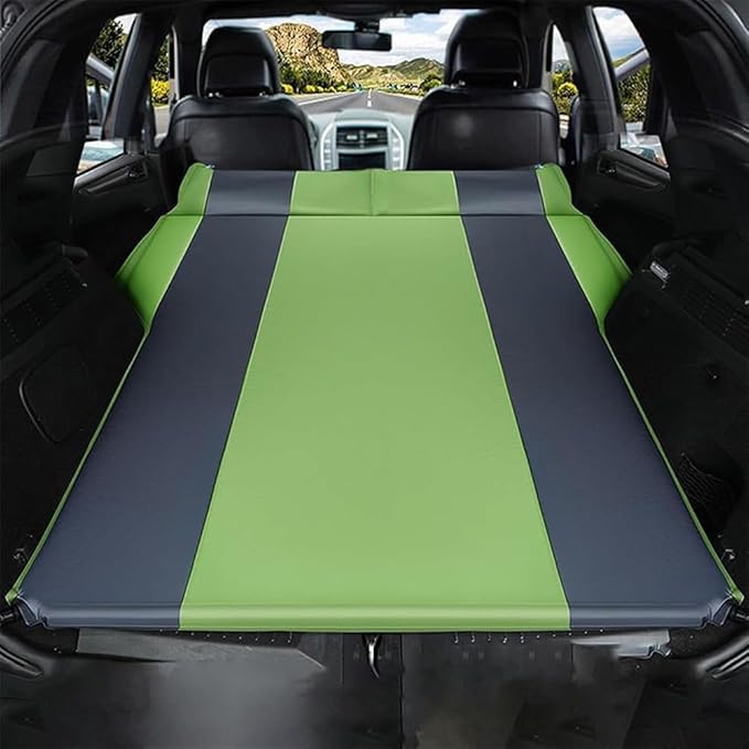 Car Inflatable Mattress for Chrysler Pacifica 2017 2018 2019 2020 2021 2022 2023 2024 Self Inflating Sleeping Pad Thickened Air Bed Cushion Camping Travel Mattress Multifunctional,Green
