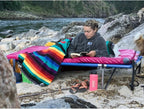 Outdoor Recreation Camping Boating River Trip Soft Foam Cushion Sleeping Landing Pad, Cranberry, 24"