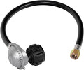 SHINESTAR 21 Inch Propane Regulator with Hose, Gas Grill Regulator and Hose, Grill Replacement Parts, Propane Tank Hose with 3/8" Female Flare Nut